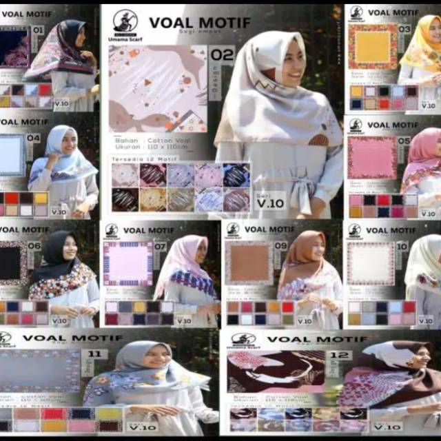Voal motif umama