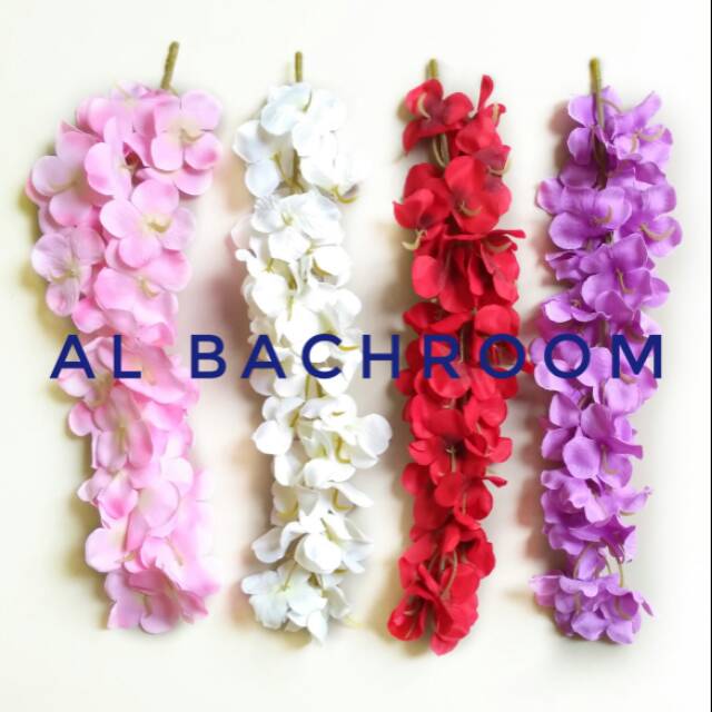 BUNGA WISTERIA GANTUNG B8132 BUNGA ARTIFICIAL DEKORASI WEDDING BUNGA PLASTIK