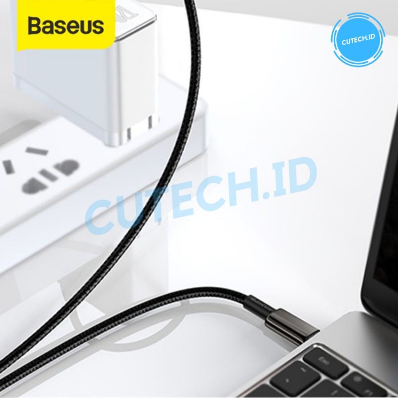 BASEUS KABEL DATA TYPE C TO TYPE C FAST CHARGE PD QUICK CHARGE 4.0 100W