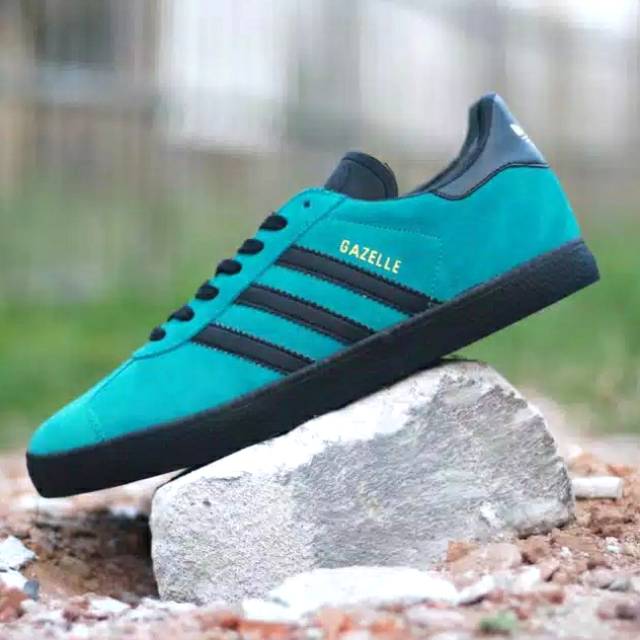 CASUAL STYLE ADIDAS GAZELLE ORIGINAL 100% TOSCA LIST BLACK