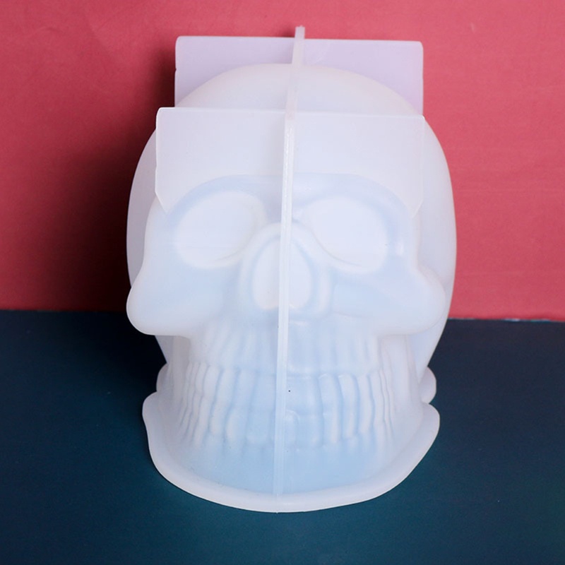 SIY  Halloween Silicone Mold for Casting Mysterious DIY Resin Molds Skull Shape