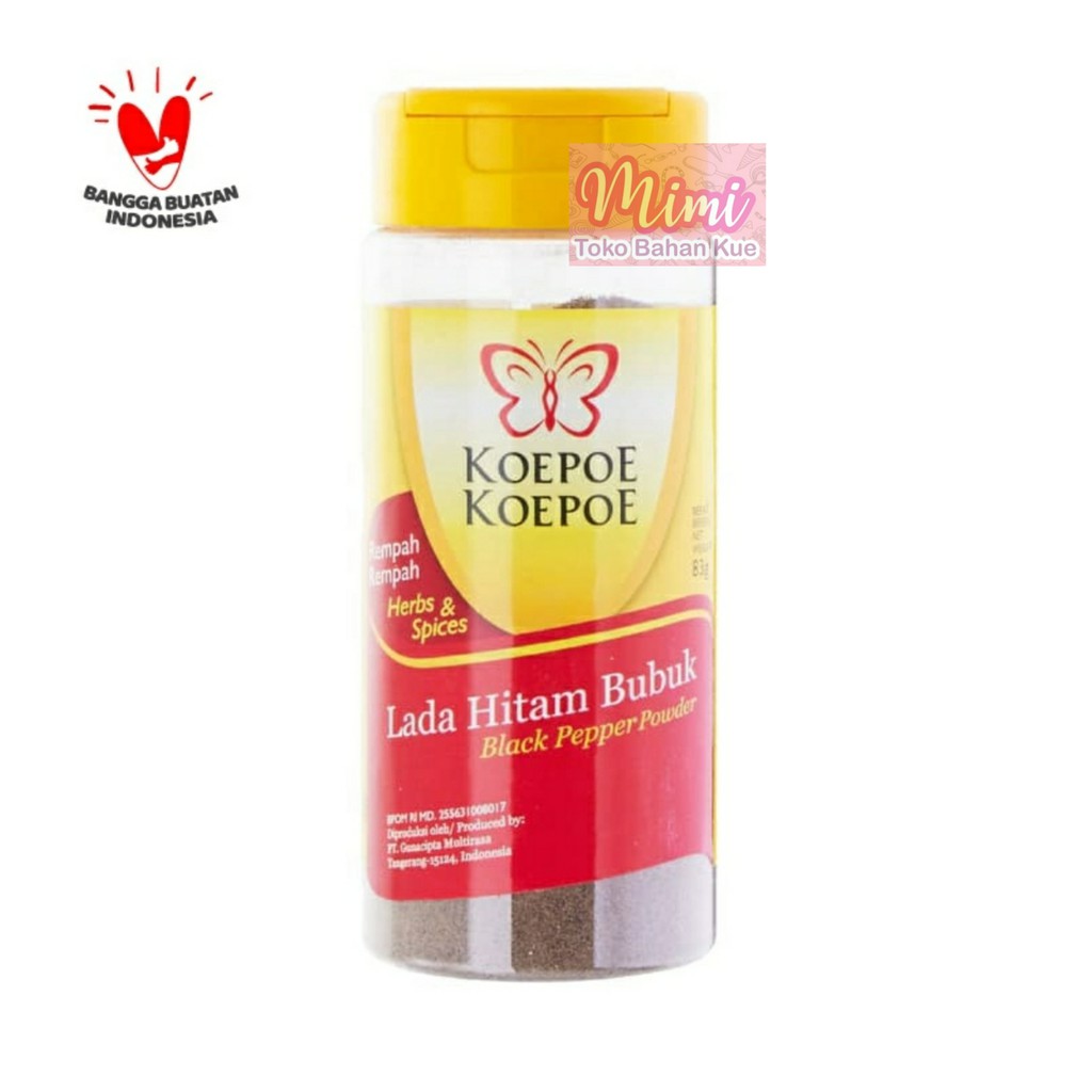 

Lada Hitam Koepoe Black Pepper 83gr