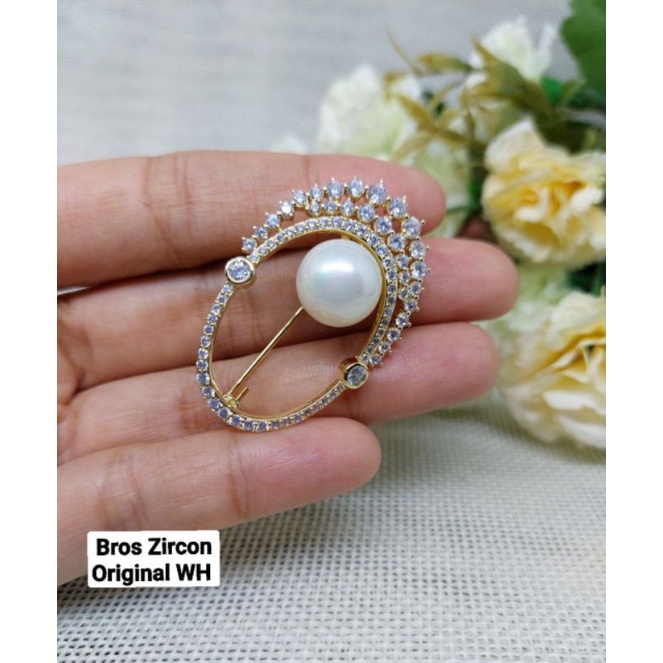 Bros hijab premium mata Zircon original