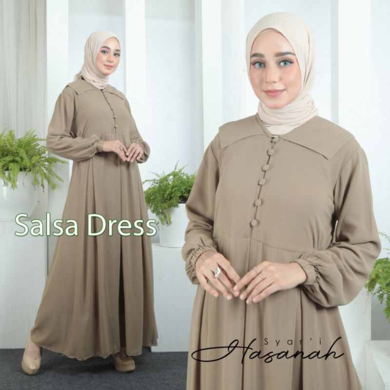 TERBARU GAMIS DRESS SALSA ORIGINAL HASANAH CERUTY BABYDOLL PREMIUM
