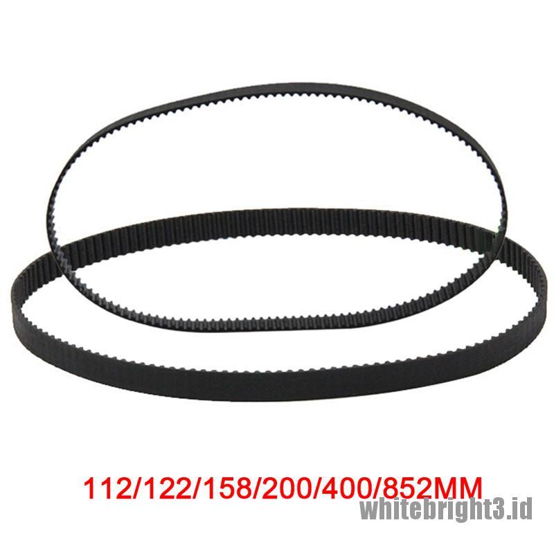 &lt; White3 &gt; GT2 Timing Belt Karet 2GT 6mm Untuk Printer 3D