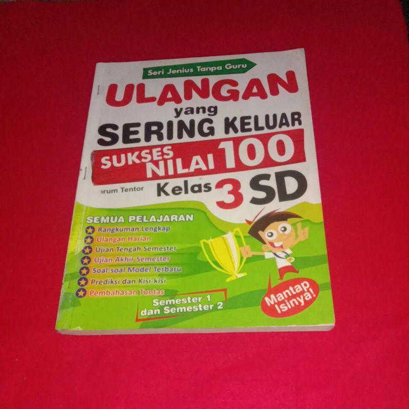 BUKU SERI JENIUS TANPA GURU ULANGAN YANG SERING KELUAR SUKSES NILAI 100 KELAS 3 SD