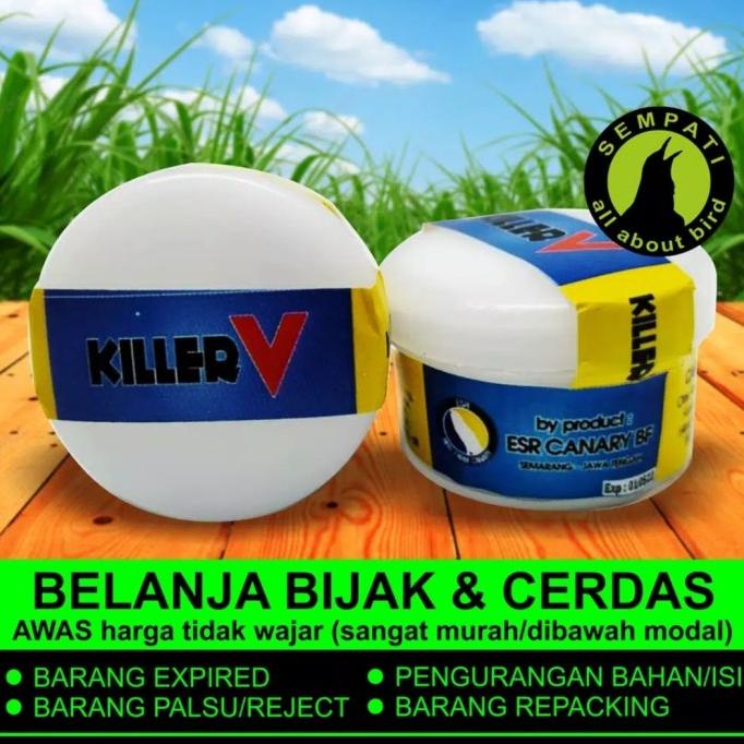 KILLER V KILER V SALEP KAKI BURUNG / OBAT KAKI BURUNG KENARI BENGKAK