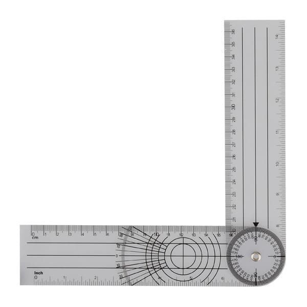 Goniometer 360 Angle spinal fisioterapi alat cek sendi