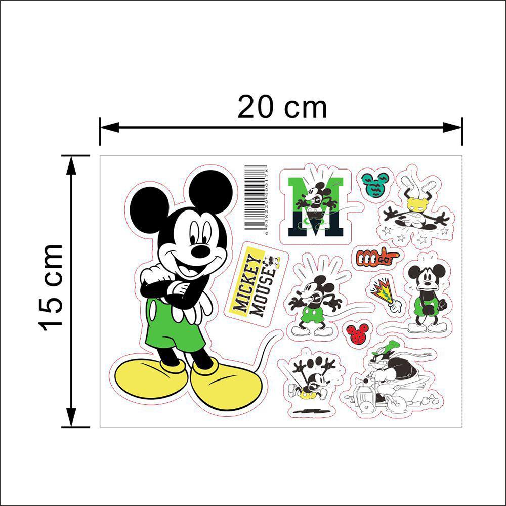 Lanfy Stiker DIY Removable Kartun Mickey Minnie