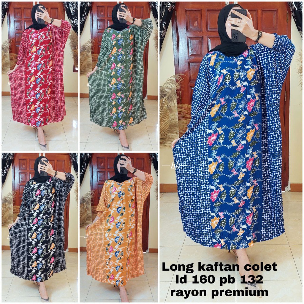 Kaftan Gamis Jumbo Batik