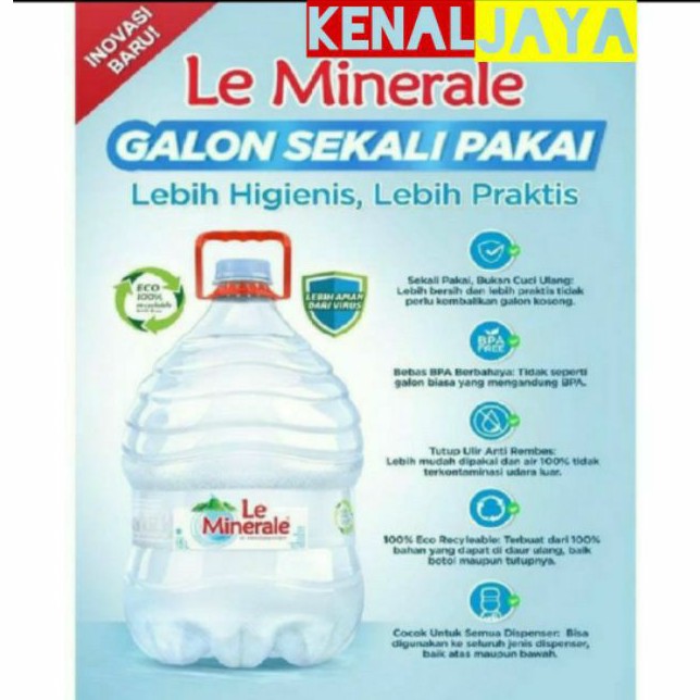 LEMINERALE Galon 15 Liter Lemineral