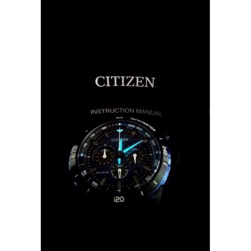 Jam CITIZEN Tachymeter Eco Drive