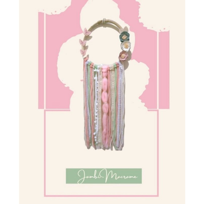 PRELOVED MACRAME DREAMCATCHER | MACRAME MURAH | MACRAME GANTUNG