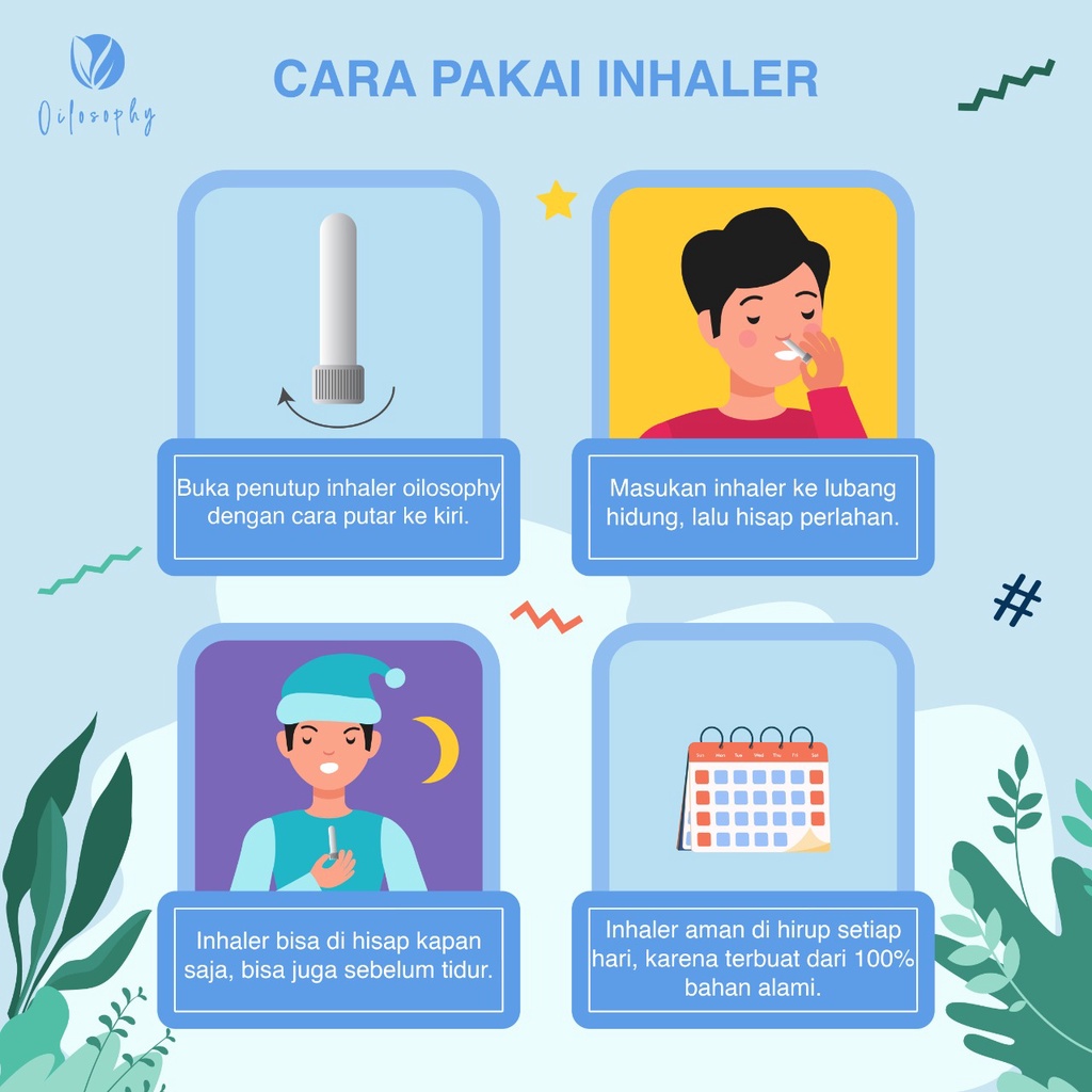 ESSENTIAL OIL INHALER INHELER FLU | BATUK PILEK | DEMAM | MERIANG | ALAMI HERBAL