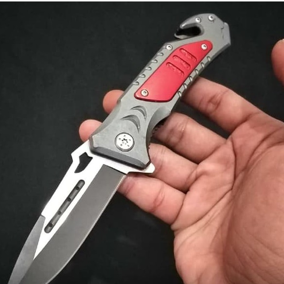 Pisau Lipat Survival Otomatis ZX05