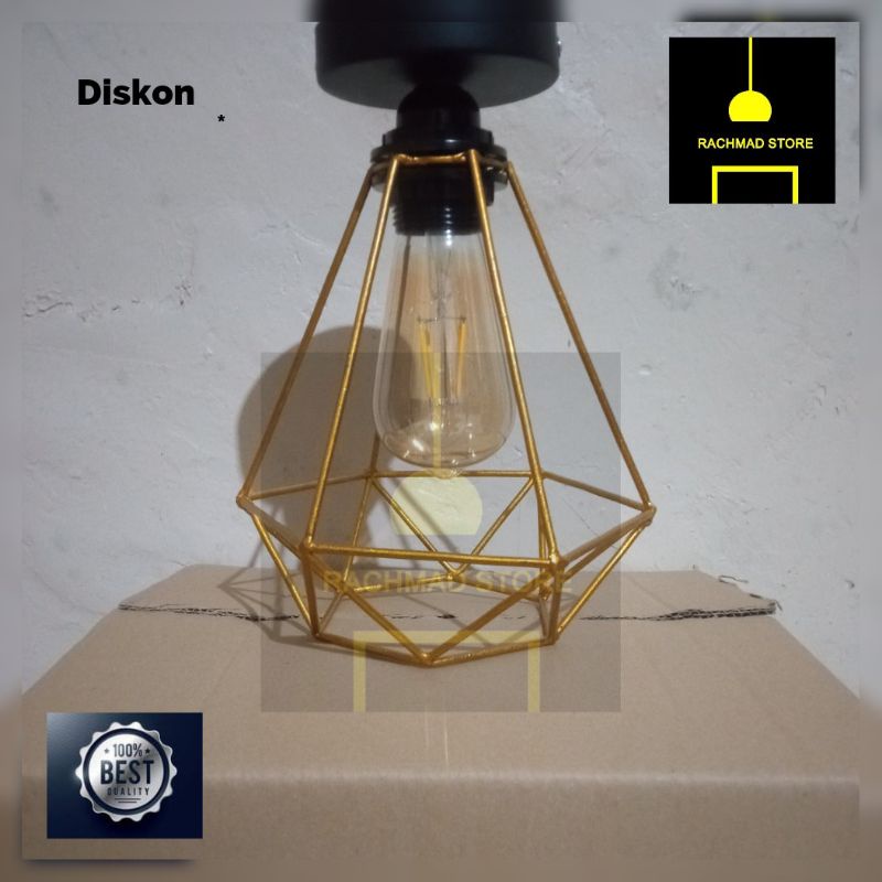 Kap lampu tempel plafon minimalis