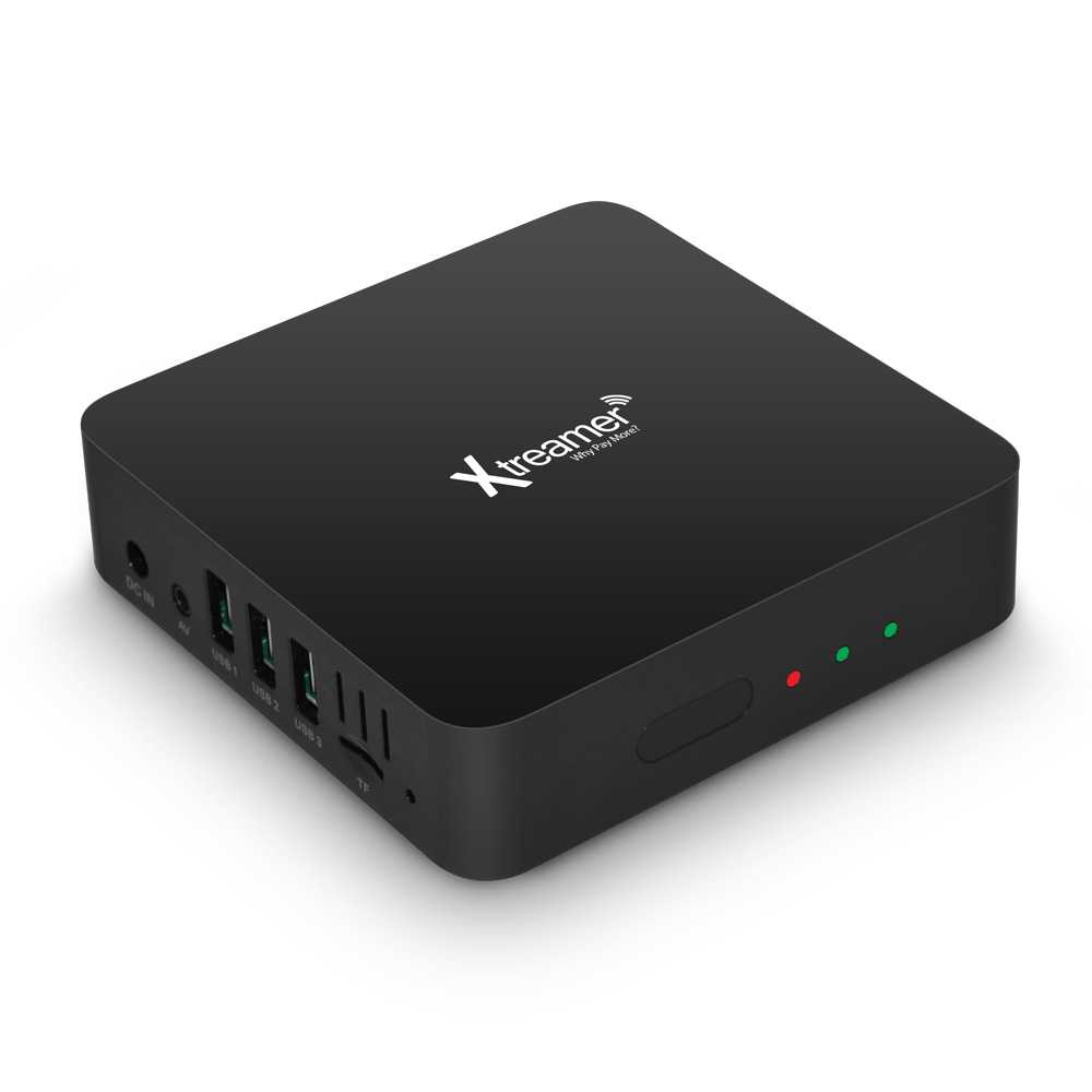 Xtreamer Dual Set Top Box DVB-T2 Media Player Android 9.0 4K