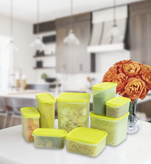 toples plastik kue smart storage set /toples  kerupuk/toples penyimpan makanan plastik