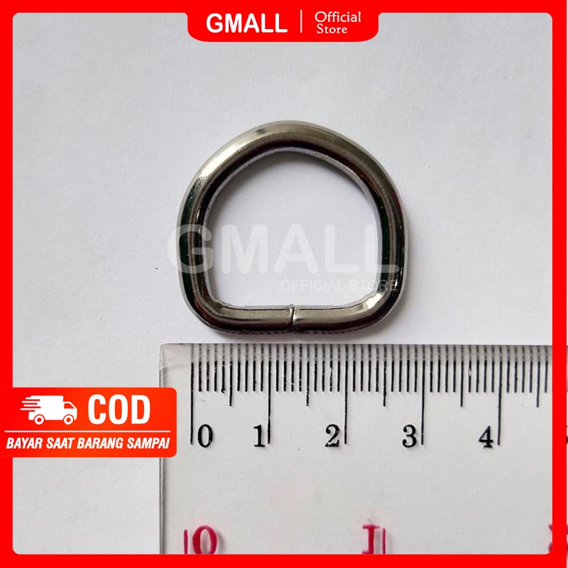 50 pcs Ring D Tas Dompet Besi Tebal Grade A Ukuran 2cm GMALL AC0021