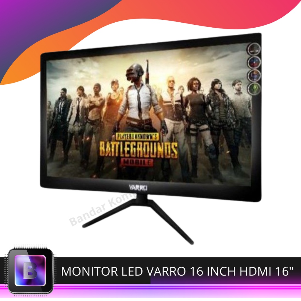 Jual MONITOR LED VARRO 16 INCH HDMI 16" Shopee Indonesia