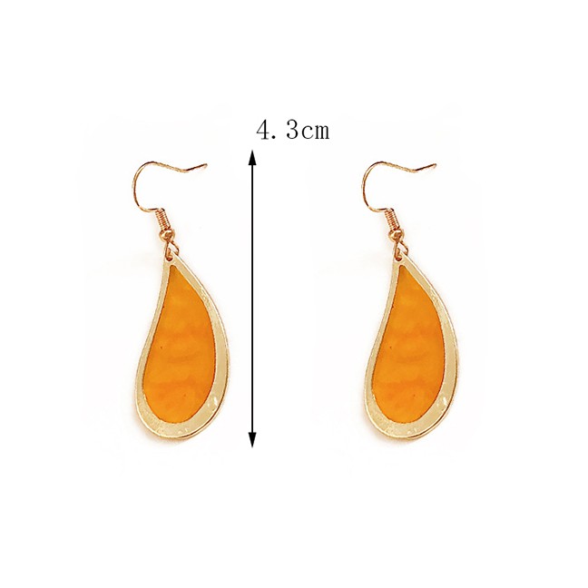 LRC Anting Gantung Fashion Geometric Transparent Earrings F6541X