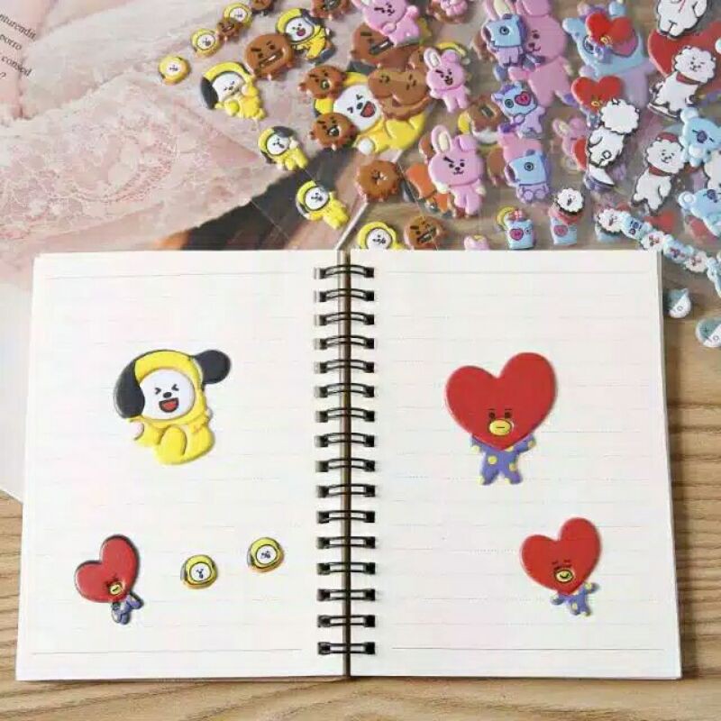 Kpop BTS BT21 Sticker