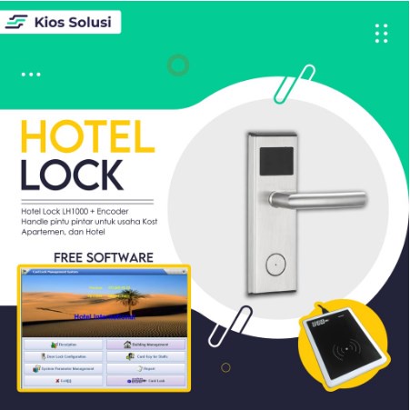 Hotel Lock | Smartlock | Handle Pintu Khusus Hotel | LH1000 | Encoder | Akses Kontrol | Doorlock