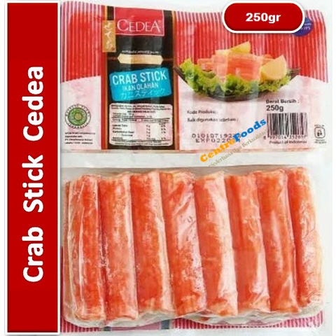 

Crab Stick Ikan Olahan | Cedea 250gr [ Harga Per PACK ]