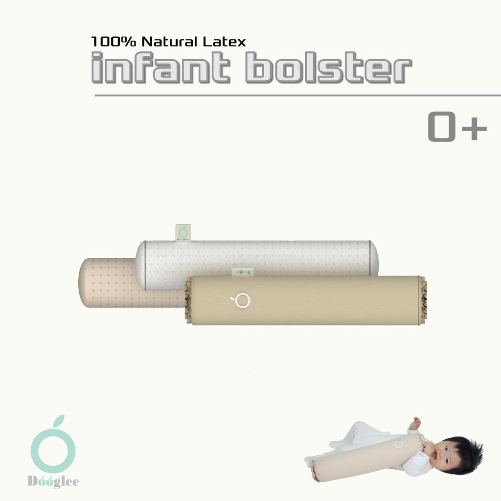 Dooglee Infant Bolster Natural Latex Guling Bayi Newborn