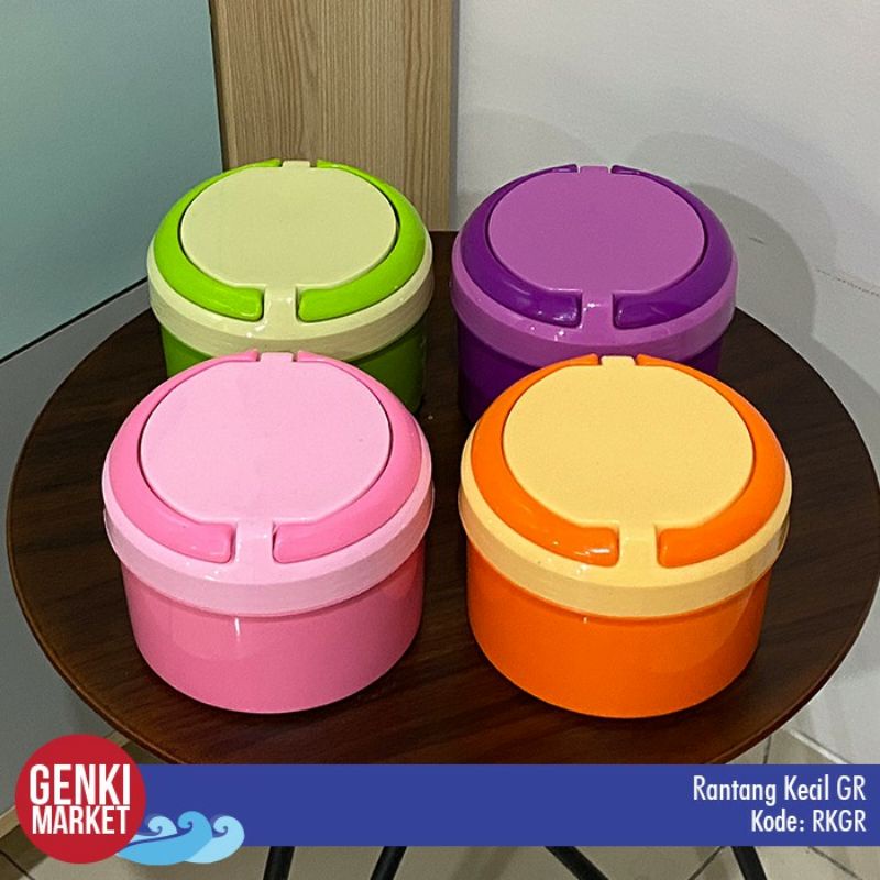 Rantang bulat susun 2 / rantang ideal plastik