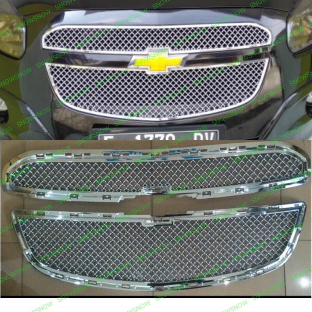 Grill Depan Chevrolet Spin Bentley Chrome