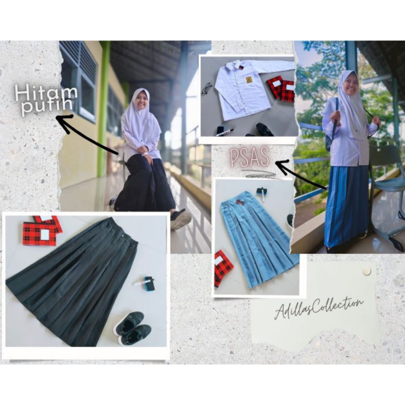 BAJU PUTIH PANJANG SERAGAM PSAS SMP SMA CEWEK COWOK MURAH BAJU SEKOLAH