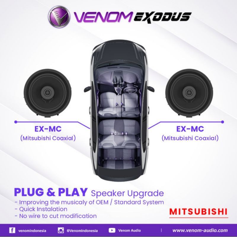 Speaker Venom Exodus Mitsubishi EX-MC