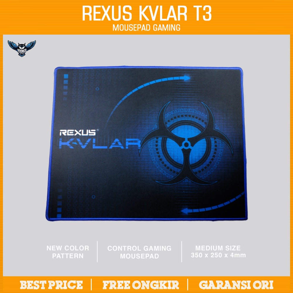 REXUS KVLAR T3 MOUSEPAD GAMING KEVLAR