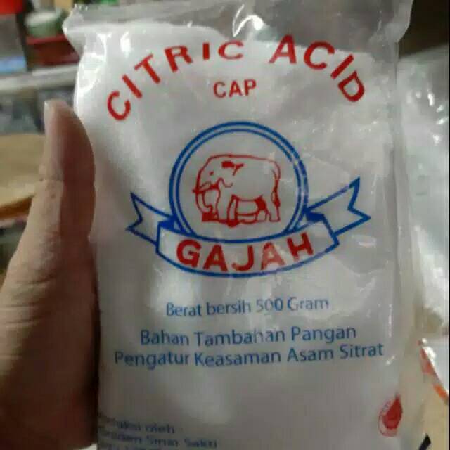 

Citric acid cap gajah isi 500gram