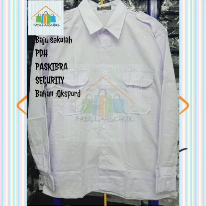 Baju Kemeja Panjang PDH PASKIBRA SD SMP SMA SERAGAM SEKOLAH