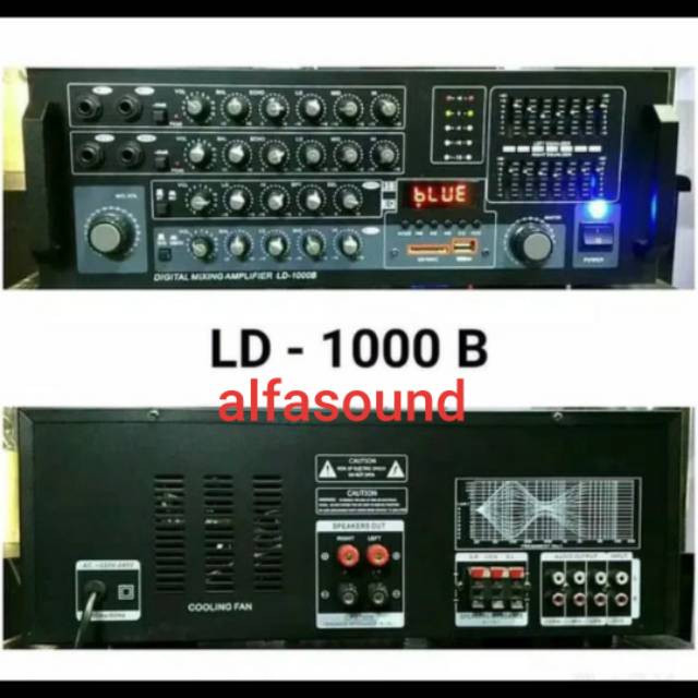 AMPLI KARAOKE LD 1000B Amplifier LD 1000 B ld1000b