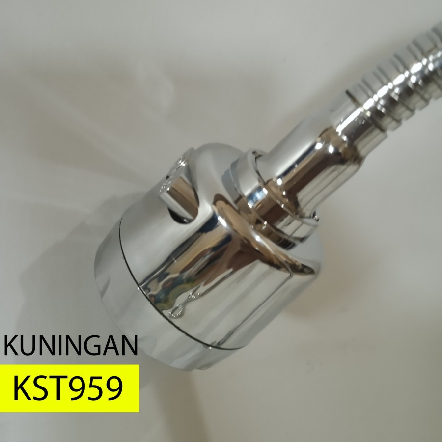 Kran Cuci Piring Flexible 1/2&quot; Kuningan Handle Engkol KST 959