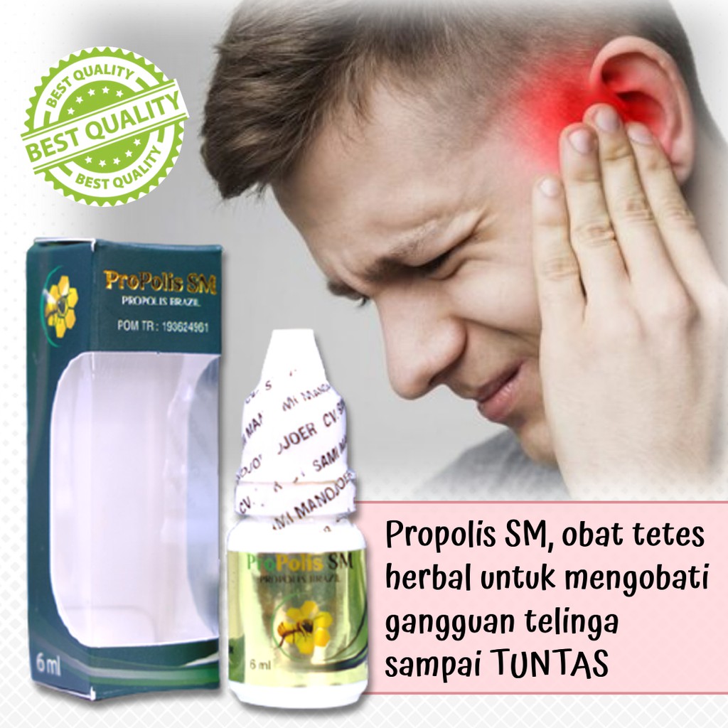 Obat Tetes Telinga Herbal - Infeksi Telinga Akut Kronis - Otitis Media