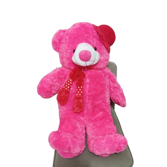 promo Boneka Teddy Bear Super Jumbo Milo 1 Meter -boneka beruang / Boneka Besar