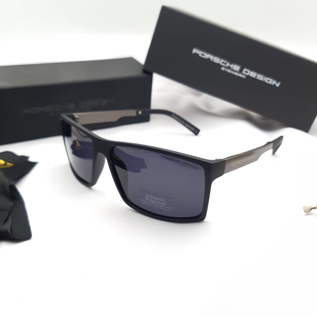Kacamata Sunglasses Pria PORSCHE DESIGN 801 Hitam