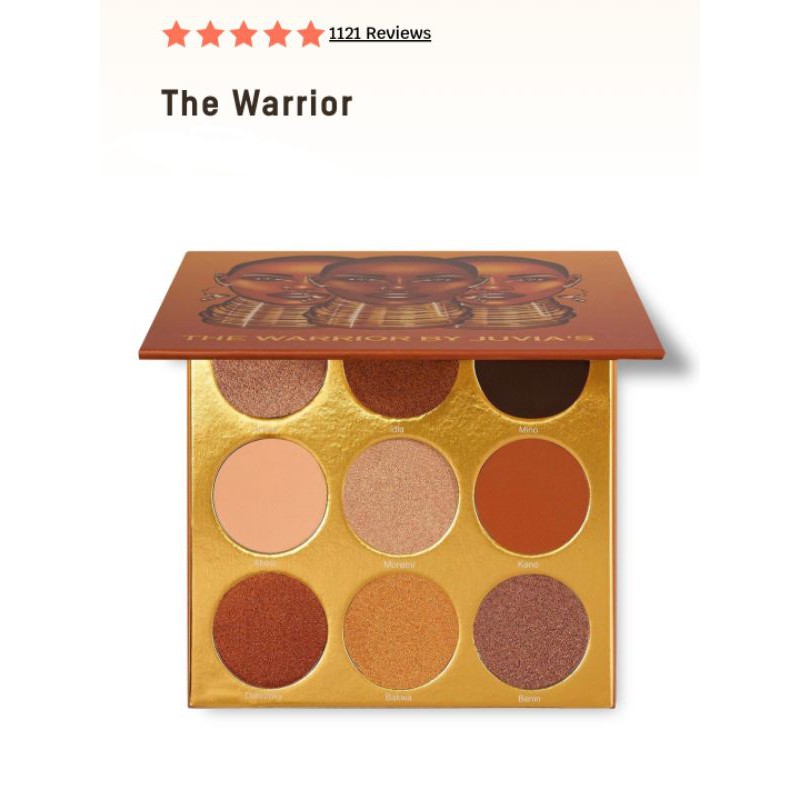 JUVIA'S PLACE JUVIAS THE WARRIOR &amp; WARRIOR II EYESHADOW PALETTE