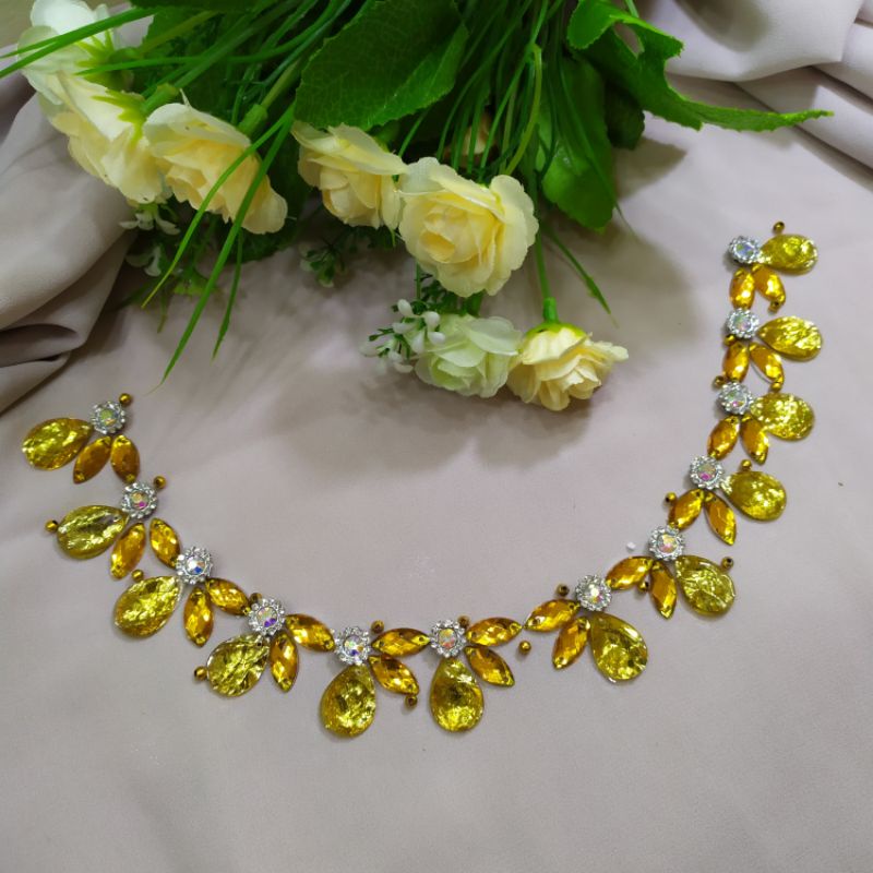 READY  TANPA PO, payet rangkai / payet tabur / payet diamon / payet mutiara warna GOLD