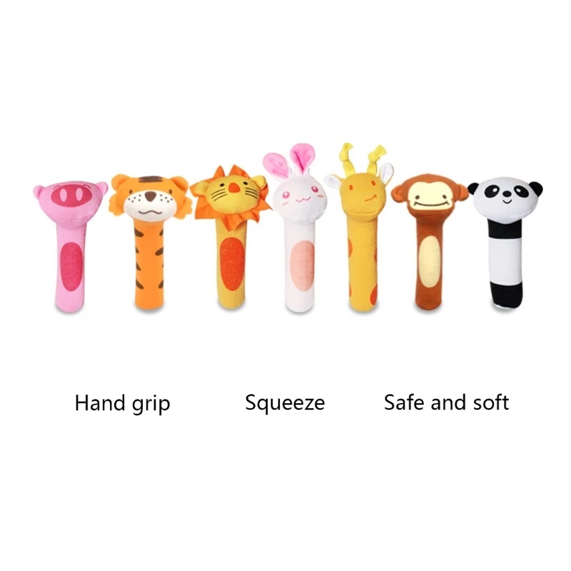 [ Baby cartoon animal rattle ring Toys For Children's baby Birthday Gifts ]