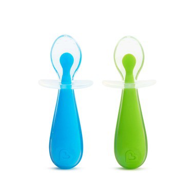 Munchkin Gentle Scoop Silicone Spoon 2pk