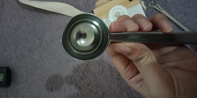 Sendok Kopi Bahan Stainless Steel Dengan Klip Kantong