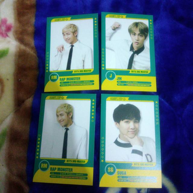 BTS 3rd muster player card