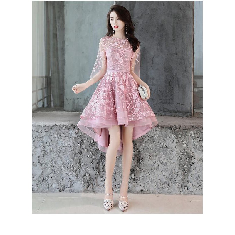 Gaun Pesta 1908052  Dusty Pink Party Dress Gown