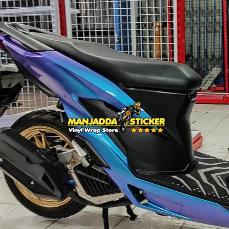Sticker Bunglon Skotlet Motor Chameleon Super Premium Berkualitas