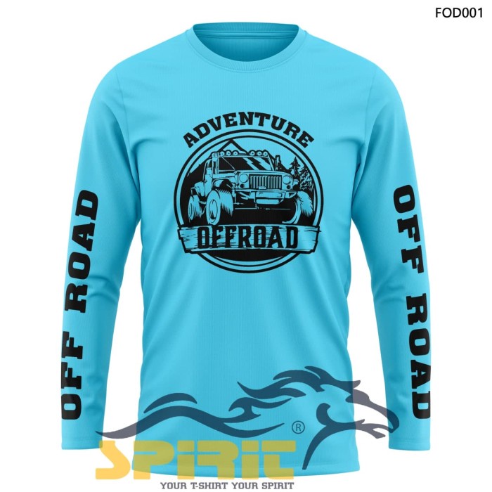 Baju Kaos Adventure Offroad Atasan Pria Distro Pakaian Panjang Murah